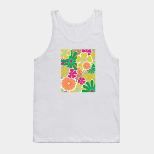 Colorful Floral Pattern Tank Top